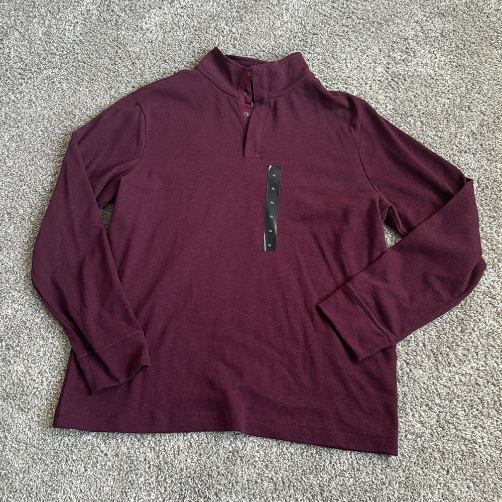 NWT Banana Republic Men’s Long Sleeve Snap Collar Shirt